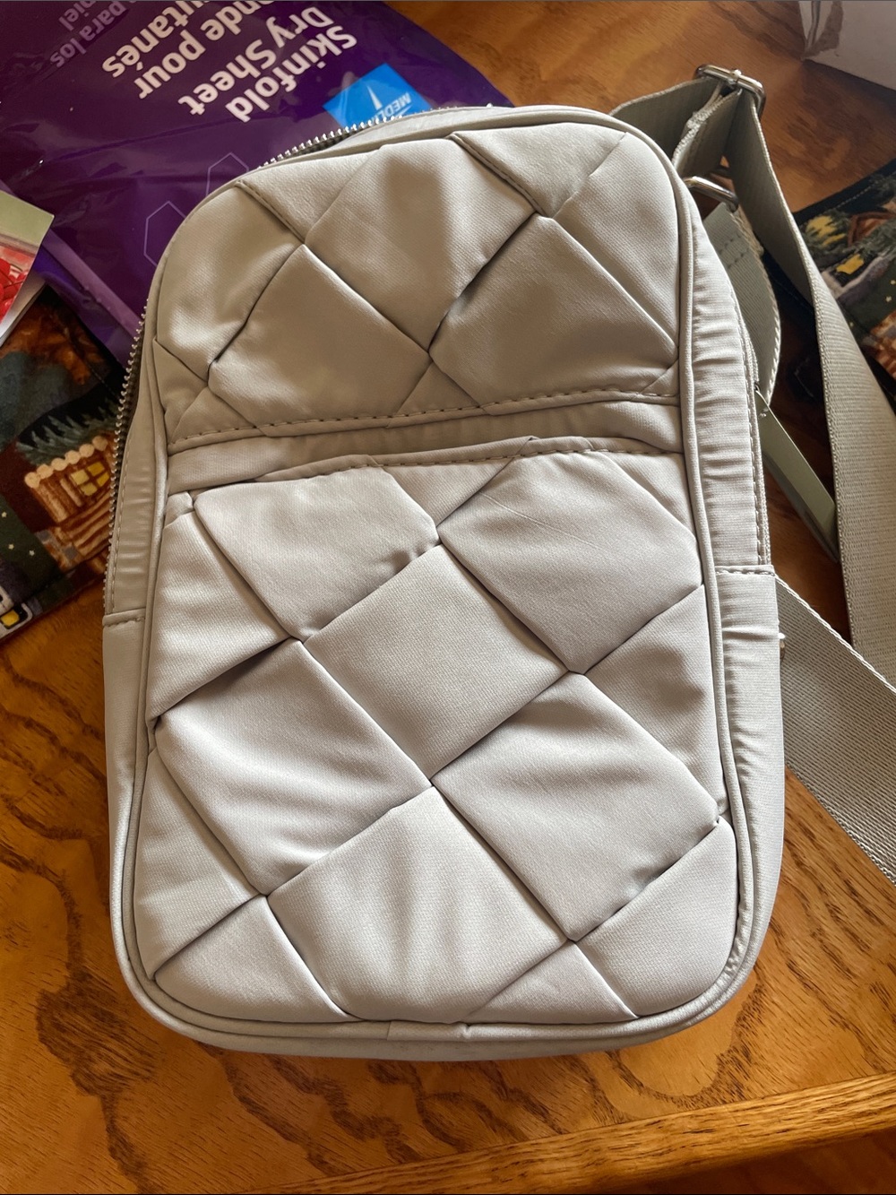 House of Harlow 1960 Quilted Crossbody Bag - Cream